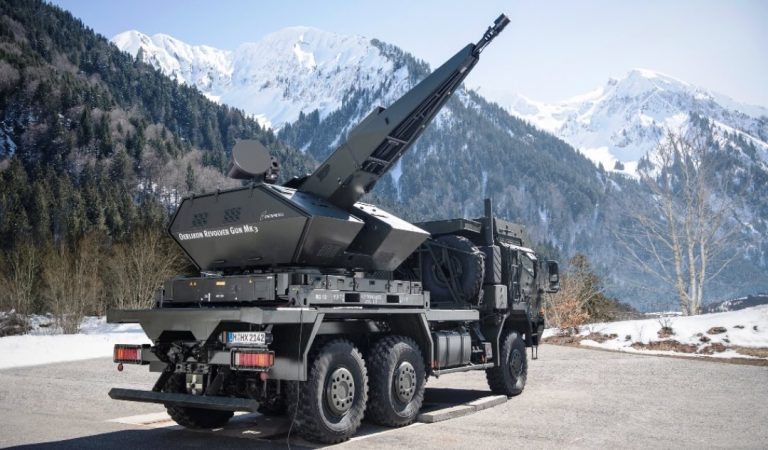 Ukrainian Air Force Showcases Skynex Air Defence System in Action Against Russian Drones