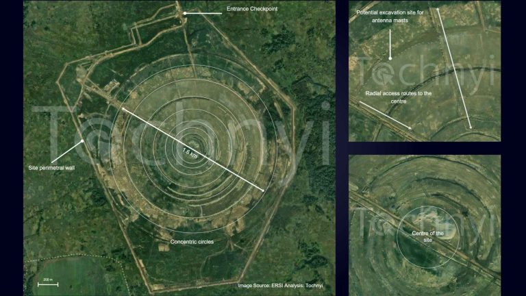 OSINT identifies circular antenna complex in Kaliningrad less than 100 kilometres from NATO borders