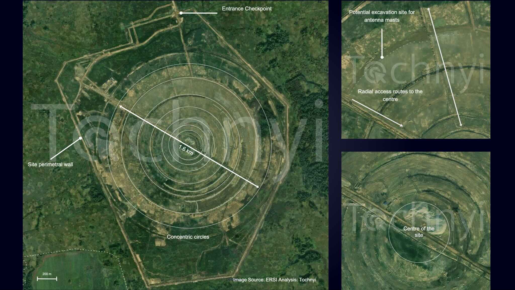 OSINT identifies circular antenna complex in Kaliningrad less than 100 kilometres from NATO borders