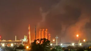 Ukraine reports overnight strikes on Russian refinery, missile ship and command post