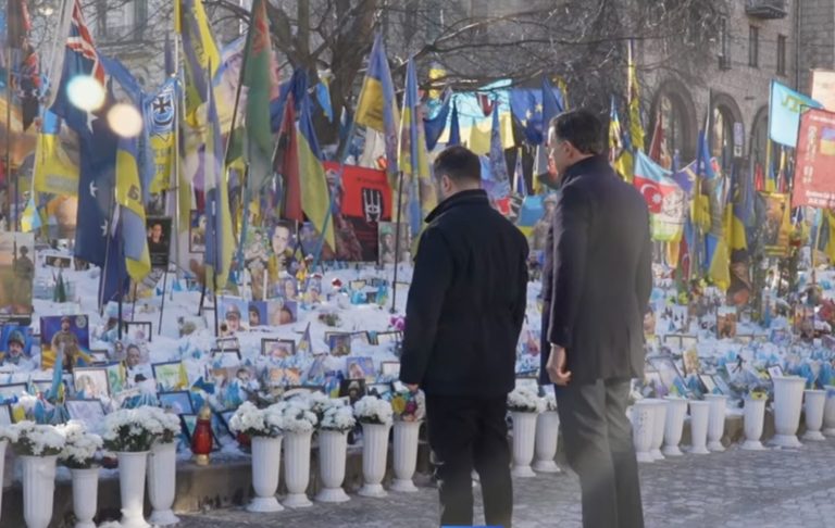 Rutte addresses Ukrainian parliament as Russia targets power and heating infrastructure