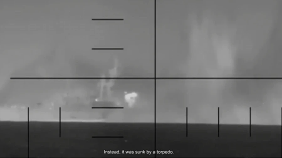 US Submarine Sinks Iranian Frigate Dena in Indian Ocean