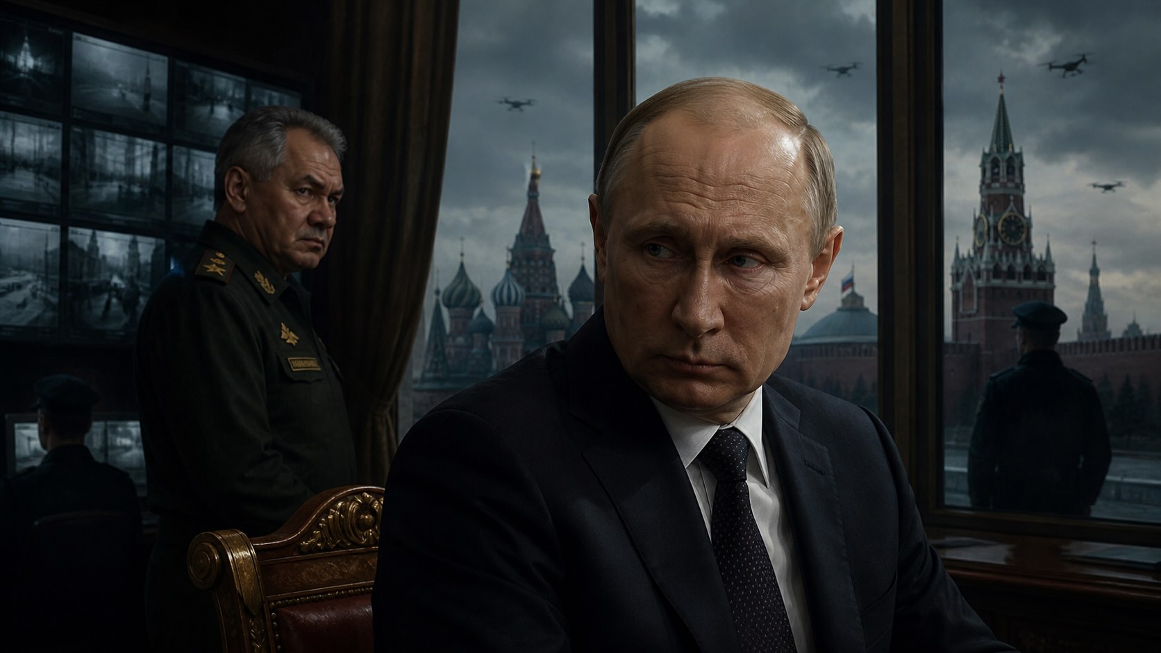 Putin Reportedly Tightens Security Amid Fears of Elite Plot and Drone Attack