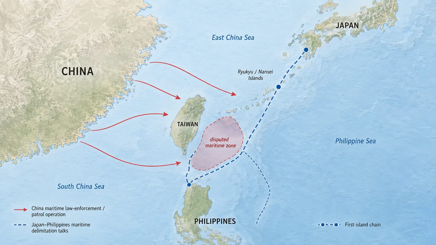 China Opens New Maritime Pressure Point East of Taiwan