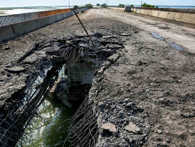 Ukraine Strikes Chonhar Bridge Again as Crimea Supply Routes Come Under Renewed Pressure