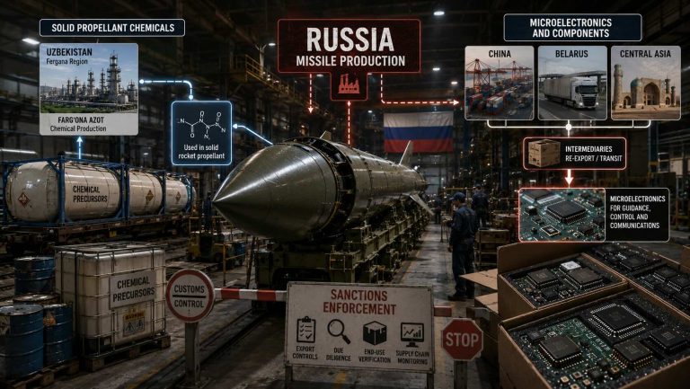 Russia’s missile production depends on supply chains that sanctions have yet to close