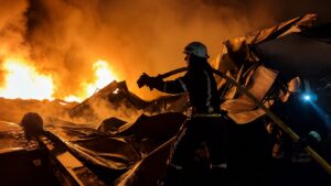 Kyiv Barrage Shows Russia Can Concentrate Ballistic Fire Faster Than Ukraine Can Replace Interceptors